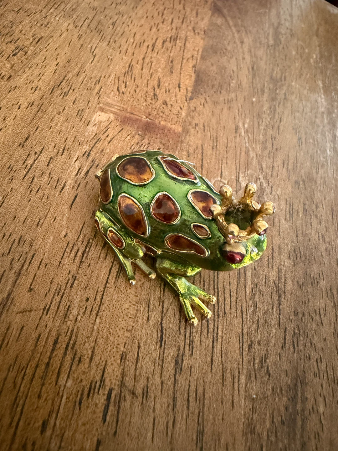 Monet Frog Hinged Trinket Box - photo 2