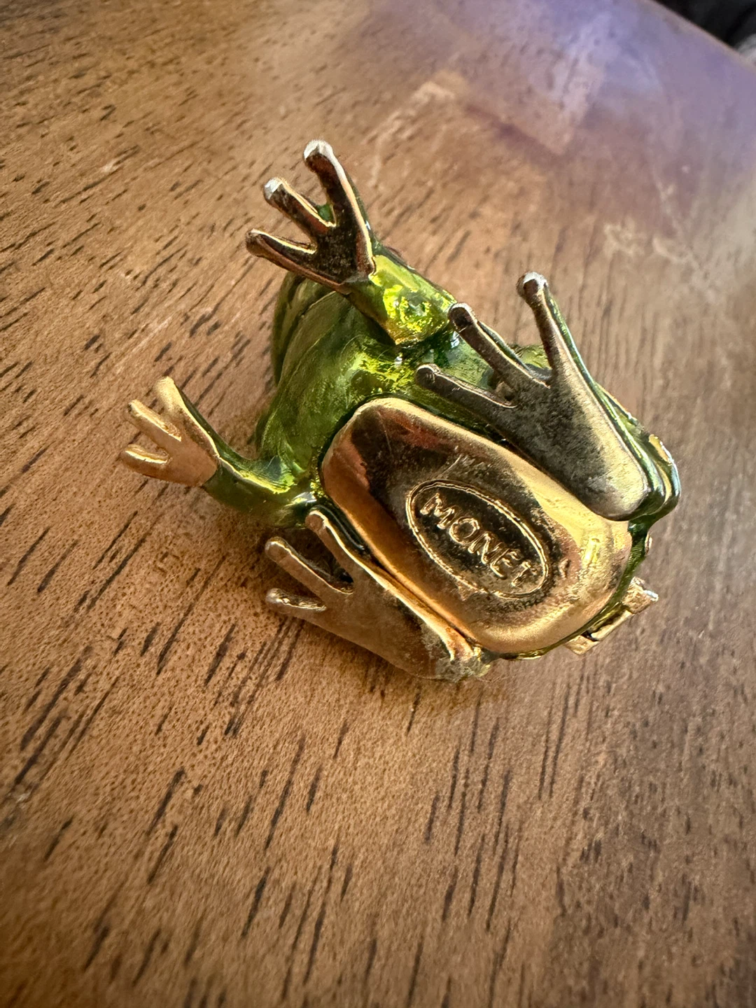 Monet Frog Hinged Trinket Box - photo 5