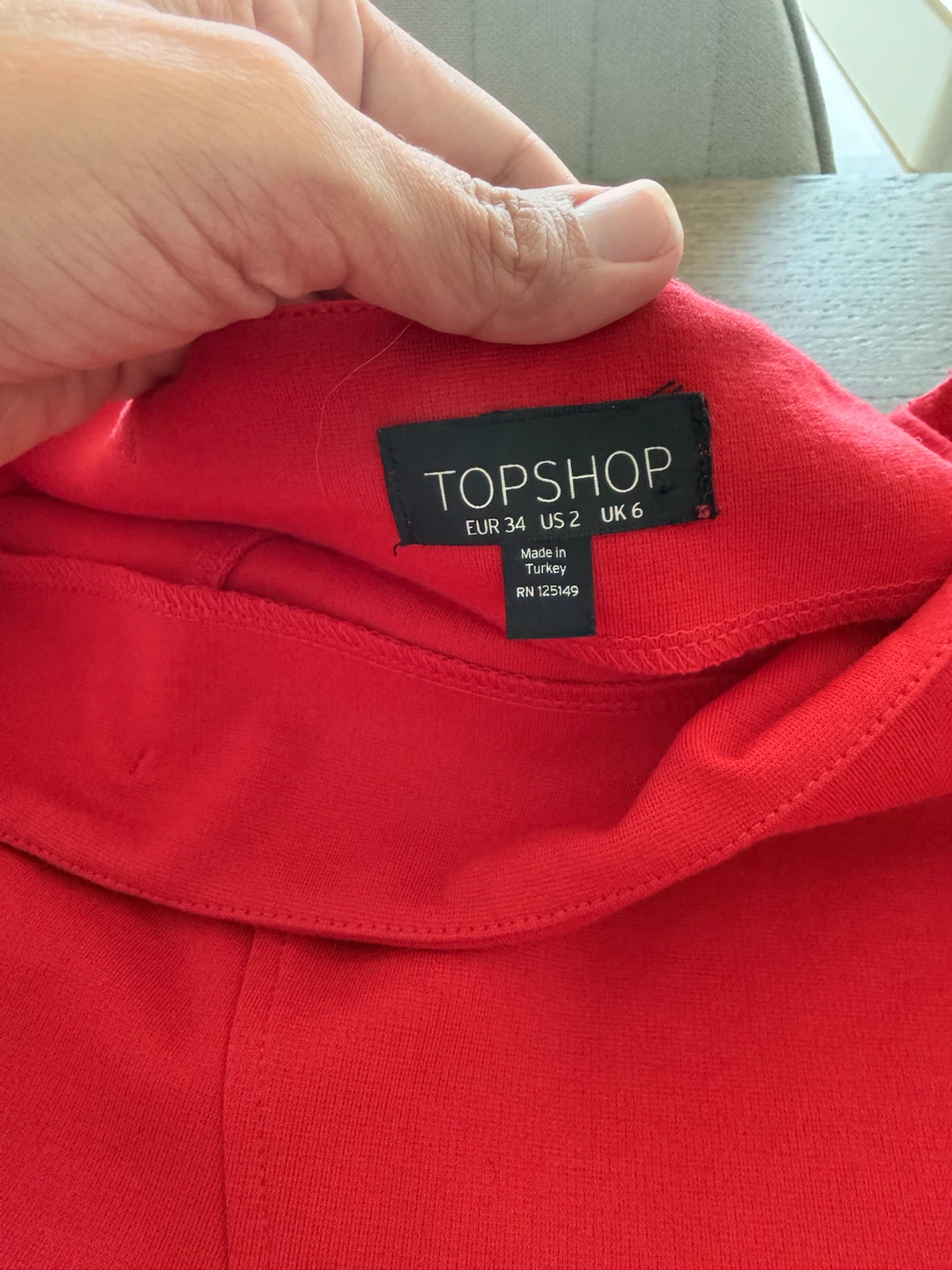 TOPSHOP Red Skirt - photo 2