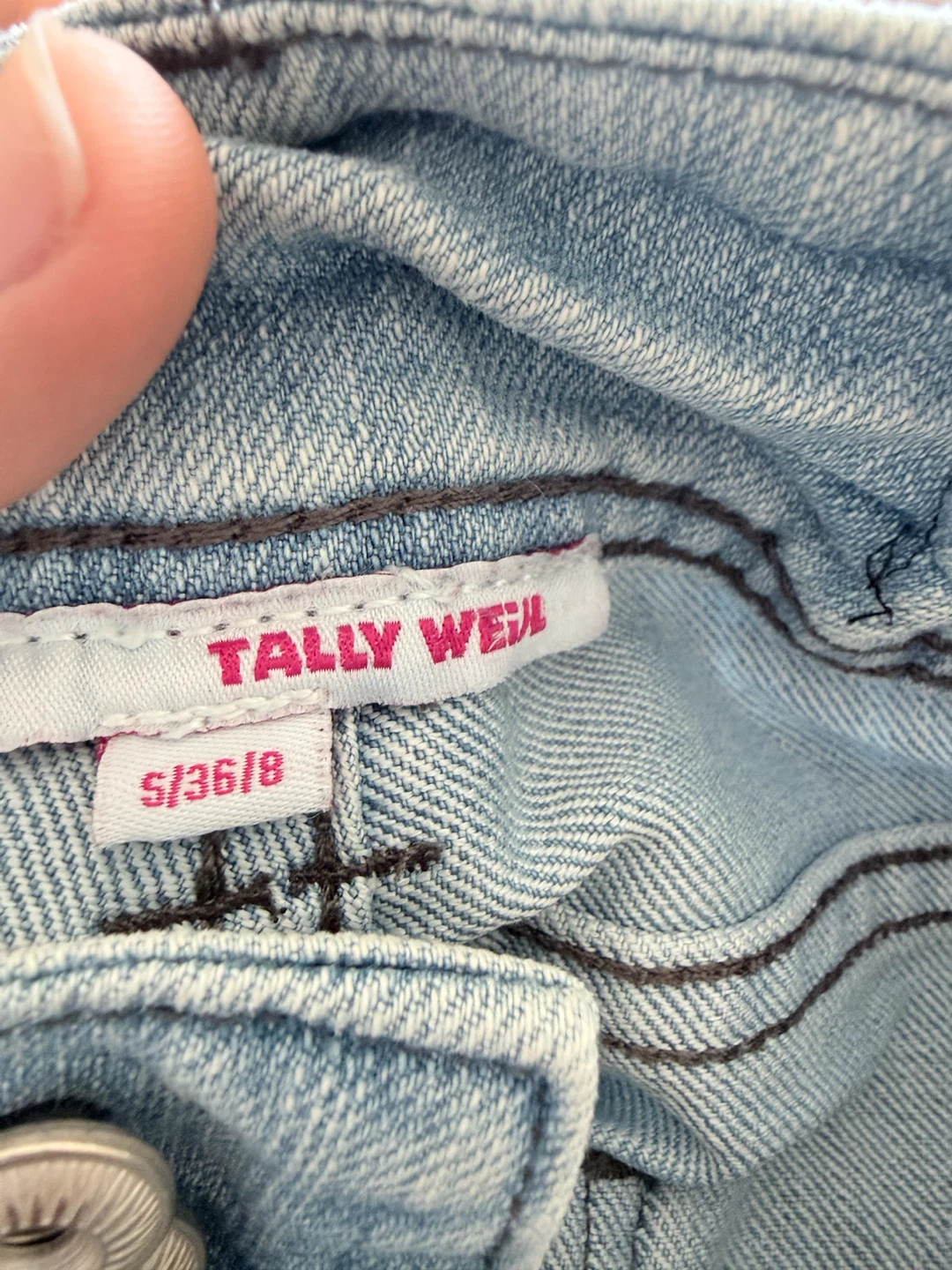 Light Wash Denim Bermuda Size S/36/8 - photo 2