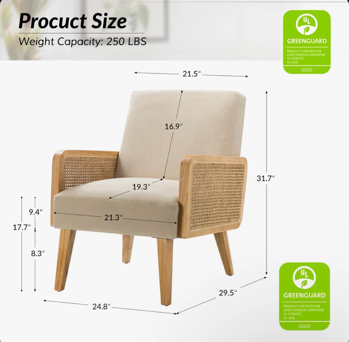 Lark Manor Mayenne Accent Chair - photo 4