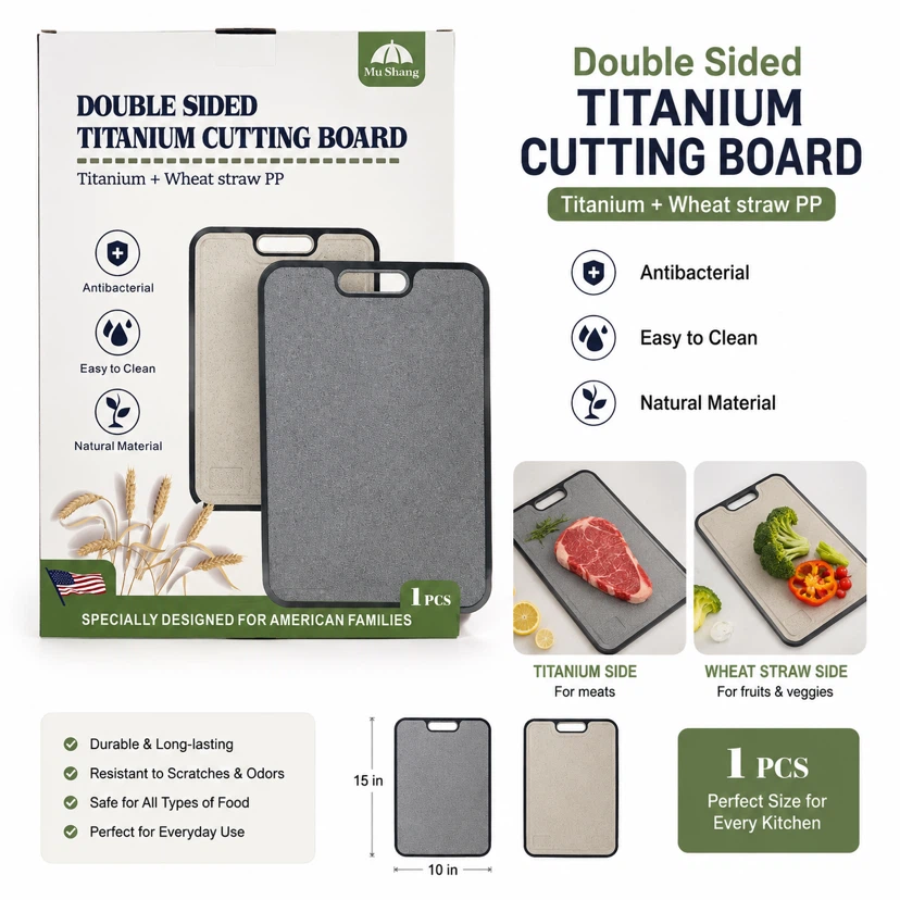 Double Sided Titanium Cutting Board