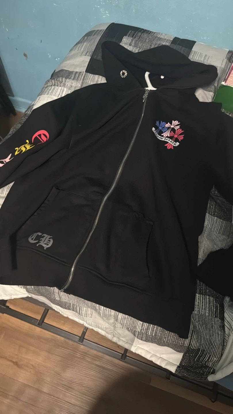 Chrome Hearts Zip-Up Hoodie