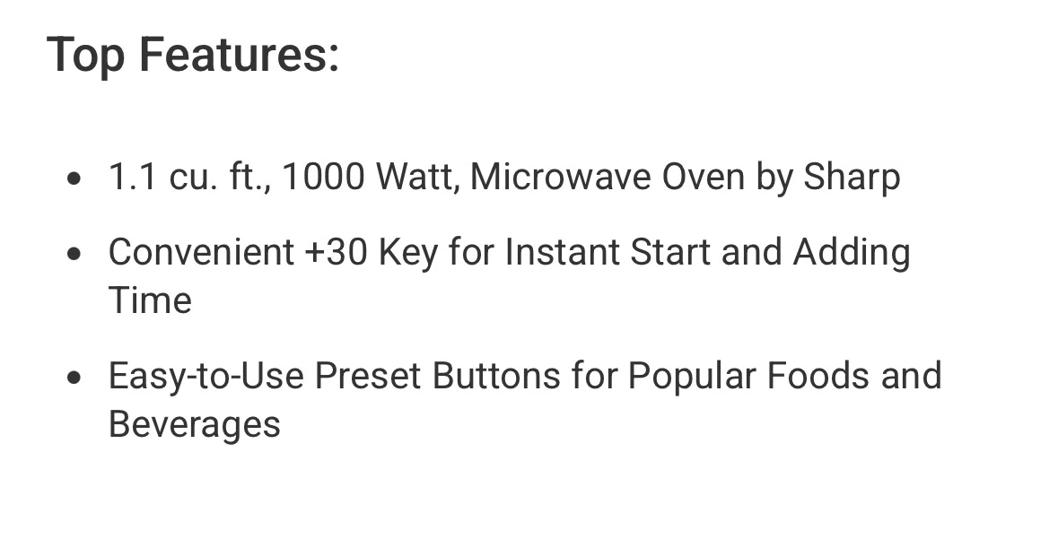 Sharp Carousel Microwave Oven - photo 4