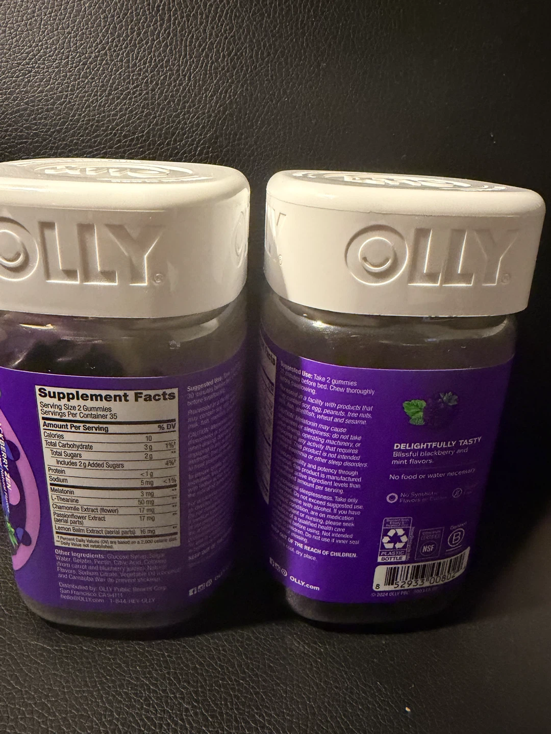 OLLY Sleep Gummy Vitamins - Blackberry - photo 2
