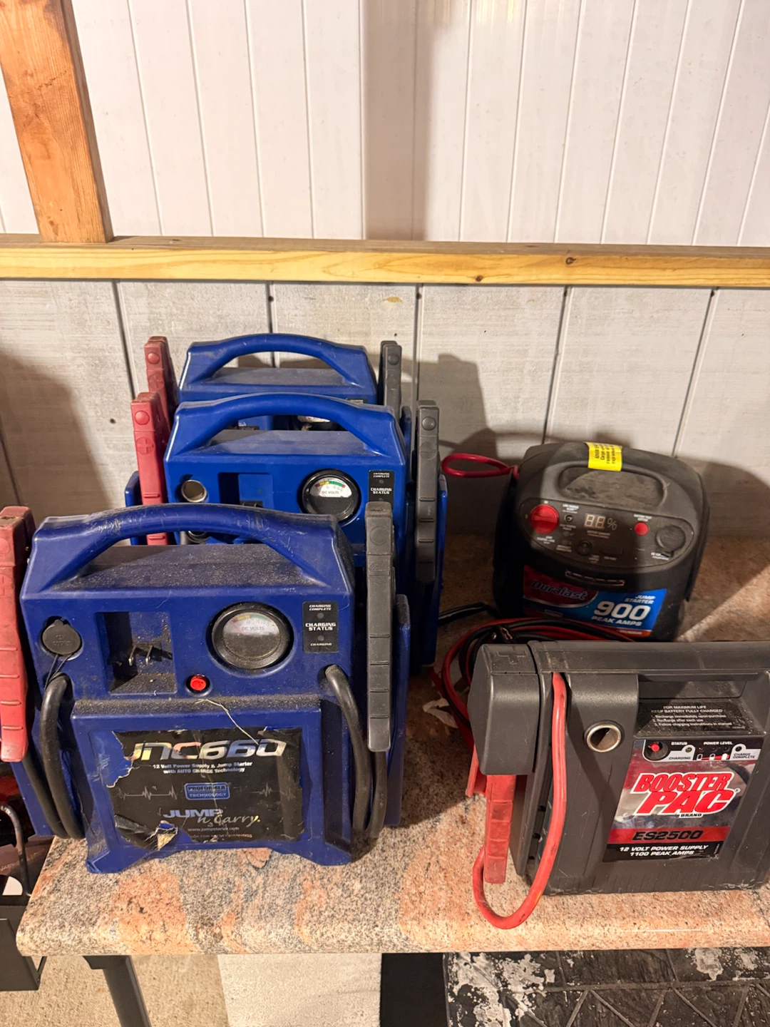 Jump N Carry JNC660 and Booster PAC ES2500 Jump Starters