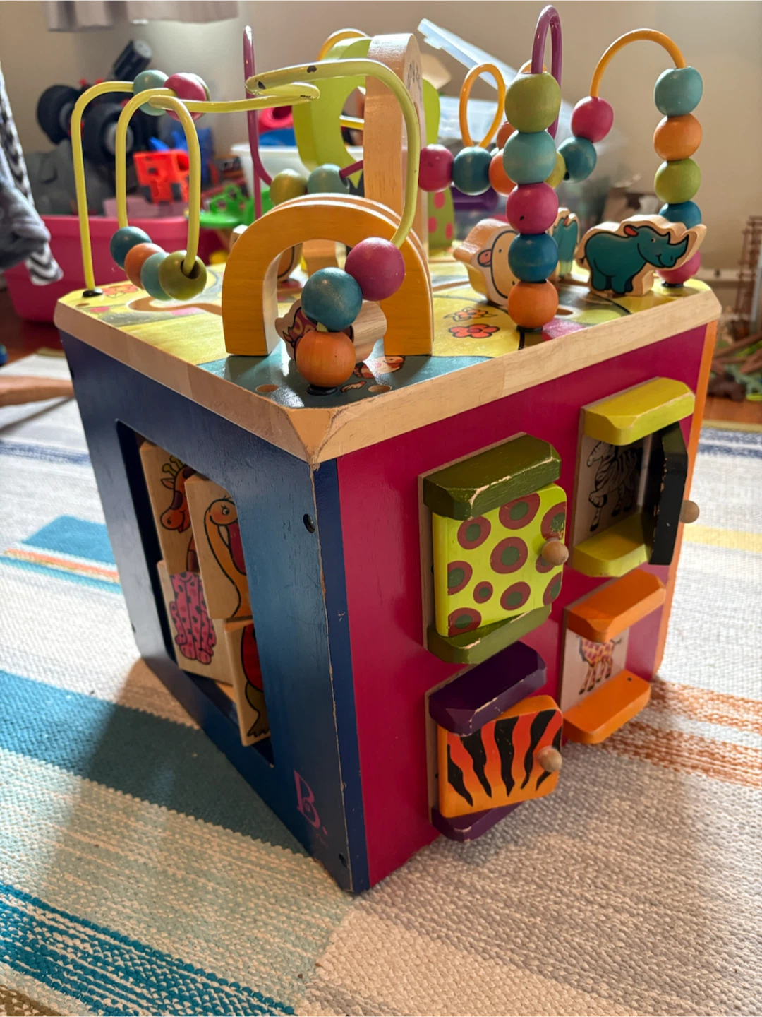 Zany Zoo Activity Cube Toy