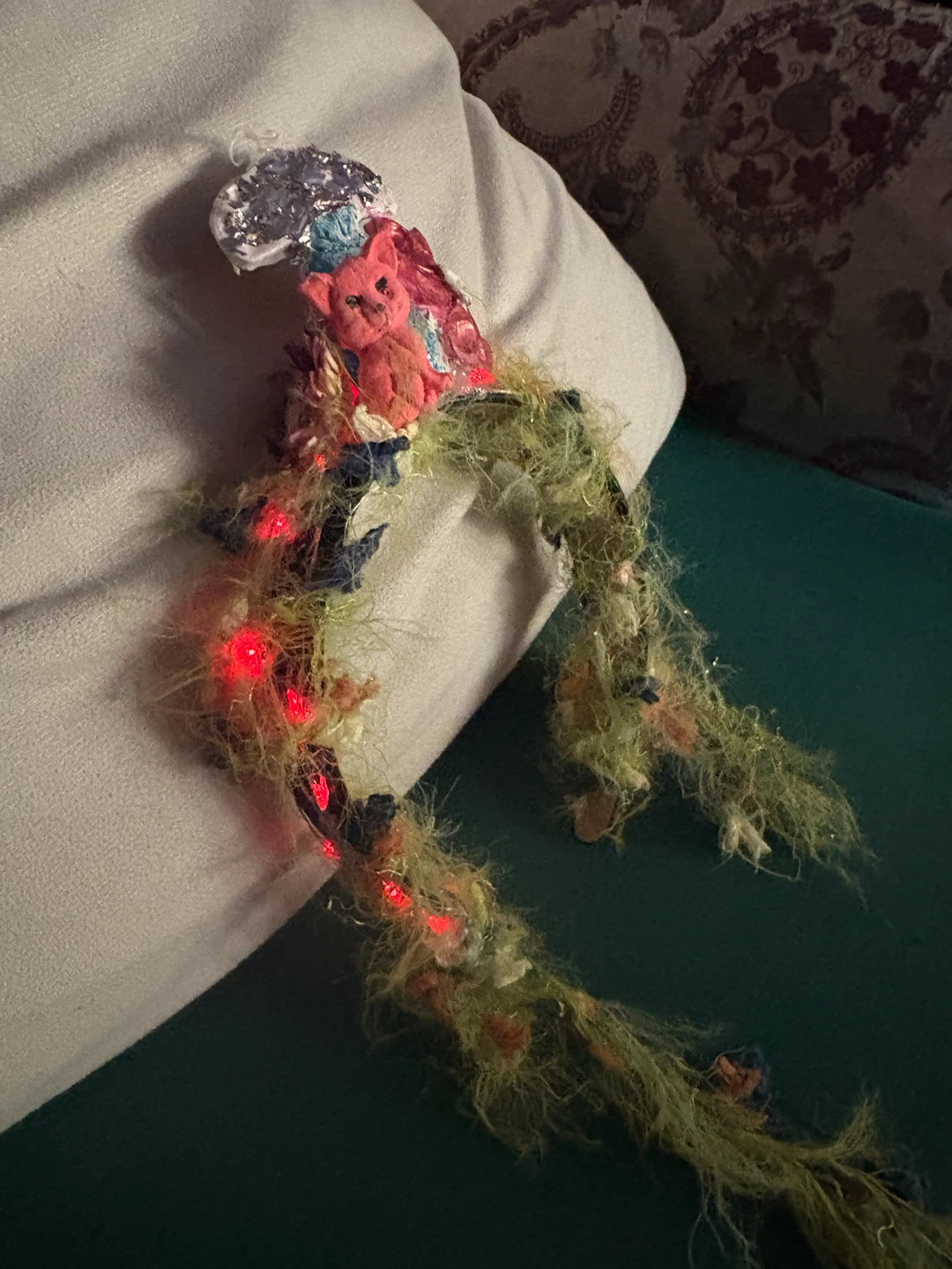 Handmade Fairy Crown Headband with Lights - photo 2