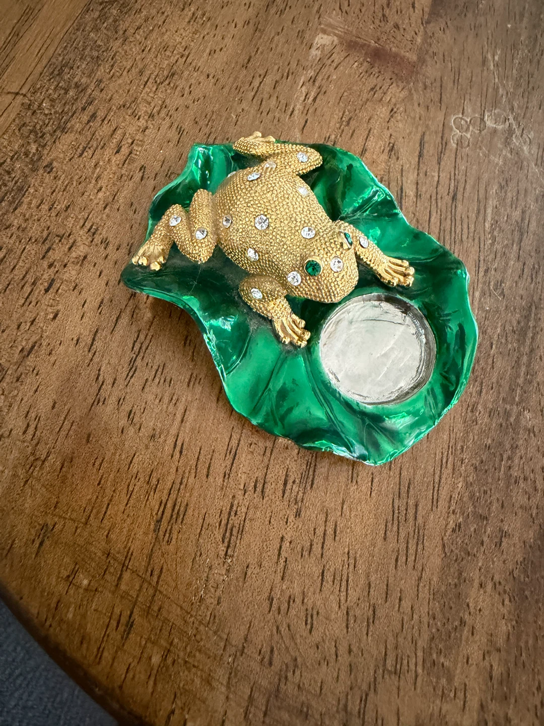 Jeweled Frog Trinket Dish