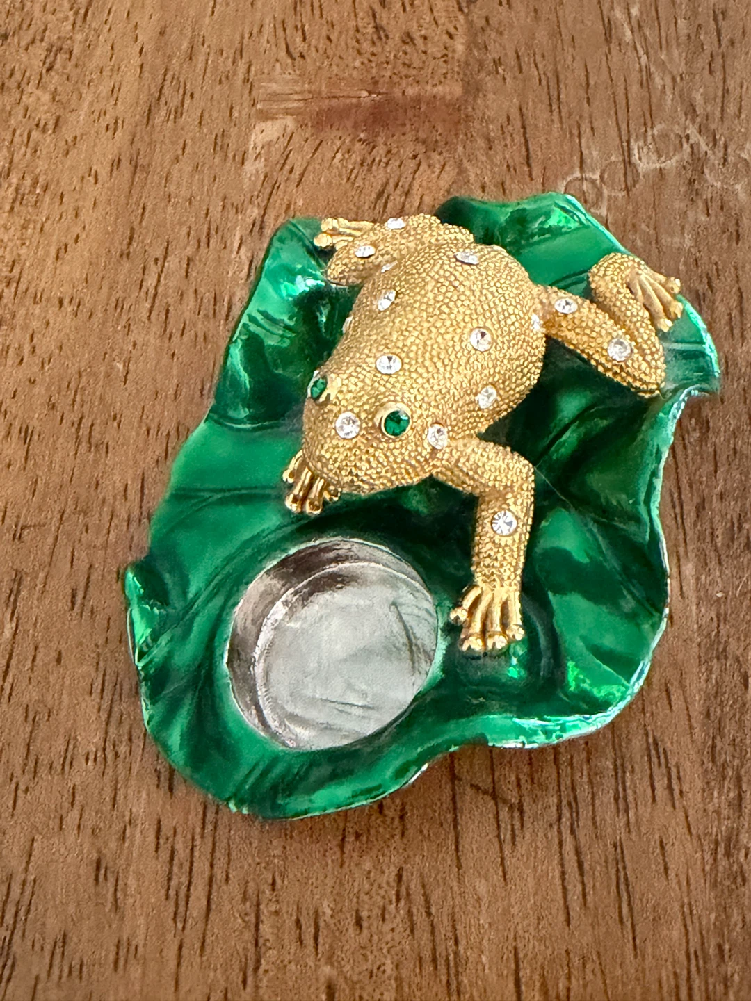 Jeweled Frog Trinket Dish - photo 3