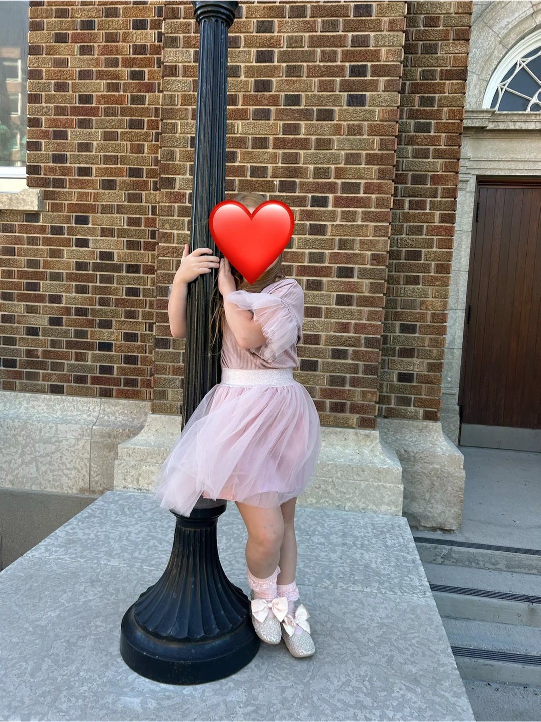 Girls Pink Tulle Dress with Chain Detail - photo 5
