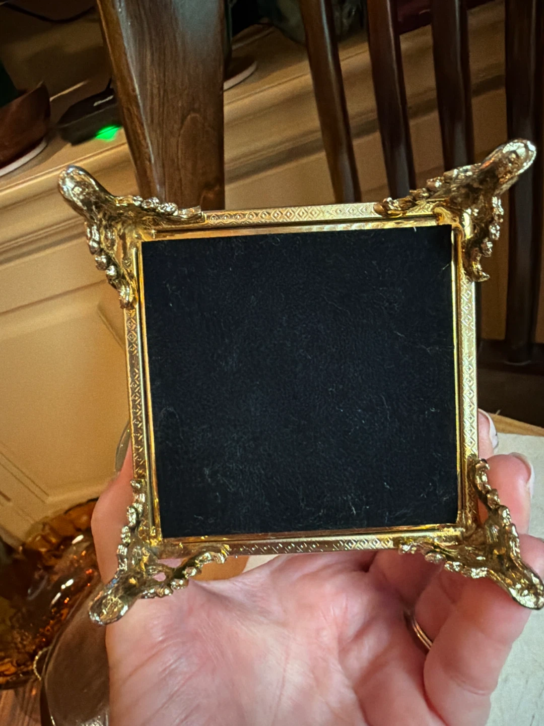 Decorative Glass and Gold Display Box - photo 4