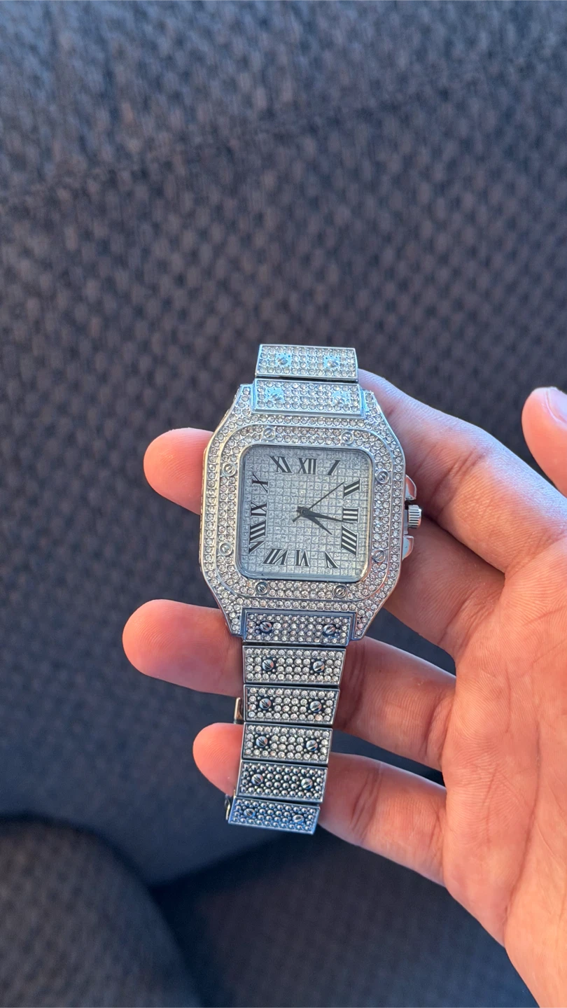 Diamond-Encrusted Watch