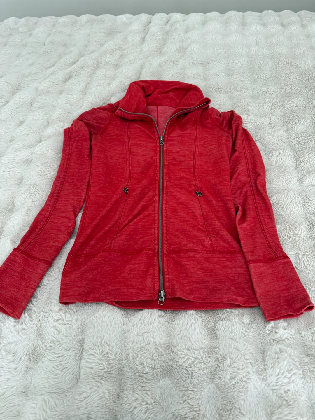Lululemon Red Zip-Up Jacket