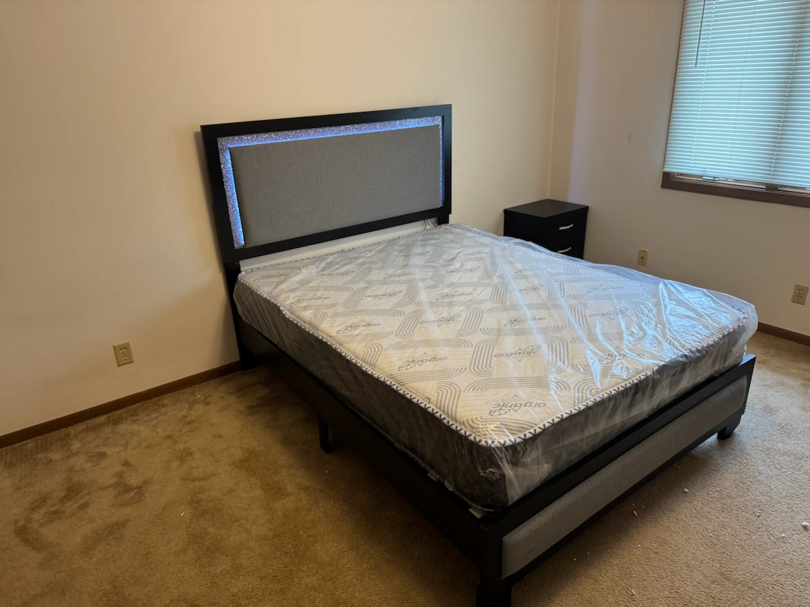 Satisfied Customer 4 piece bedroom set up - photo 2