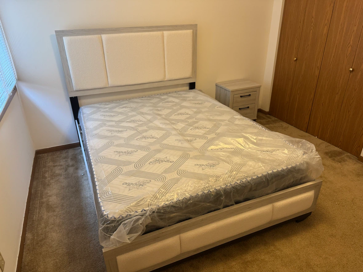 Satisfied Customer 4 piece bedroom set up - photo 3