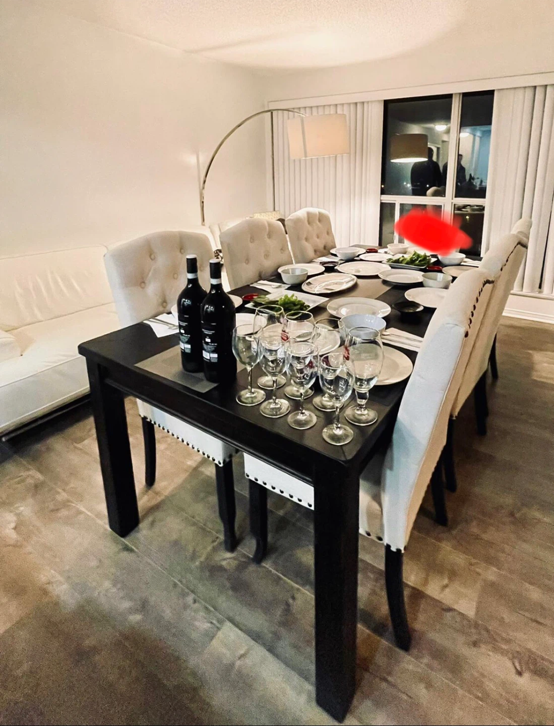 🟢Distressed Extendable Dining Table Set🟢 - photo 3