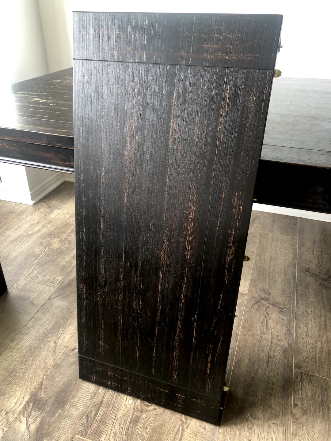 🟢Distressed Extendable Dining Table Set🟢 - photo 5