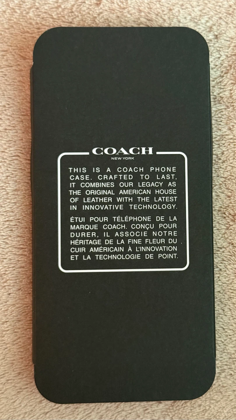 New Coach Canvas Wallet Folio iPhone 16 Pro Case Charcoal - photo 5