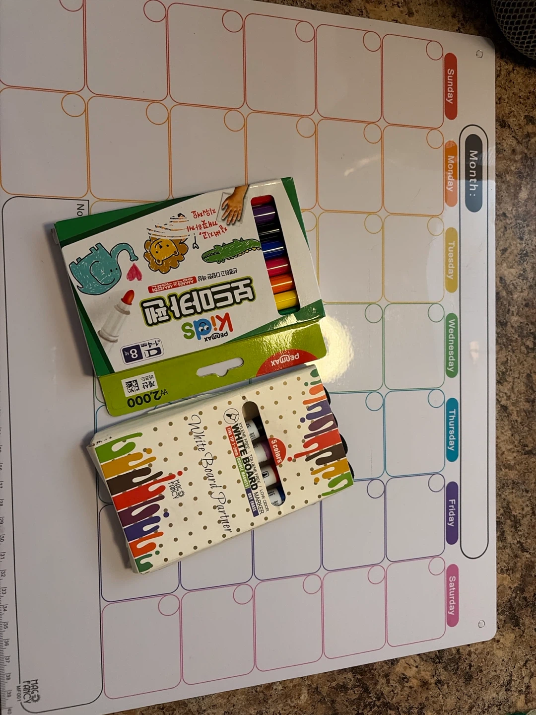 Pick up: Fridge Whiteboard and Markers