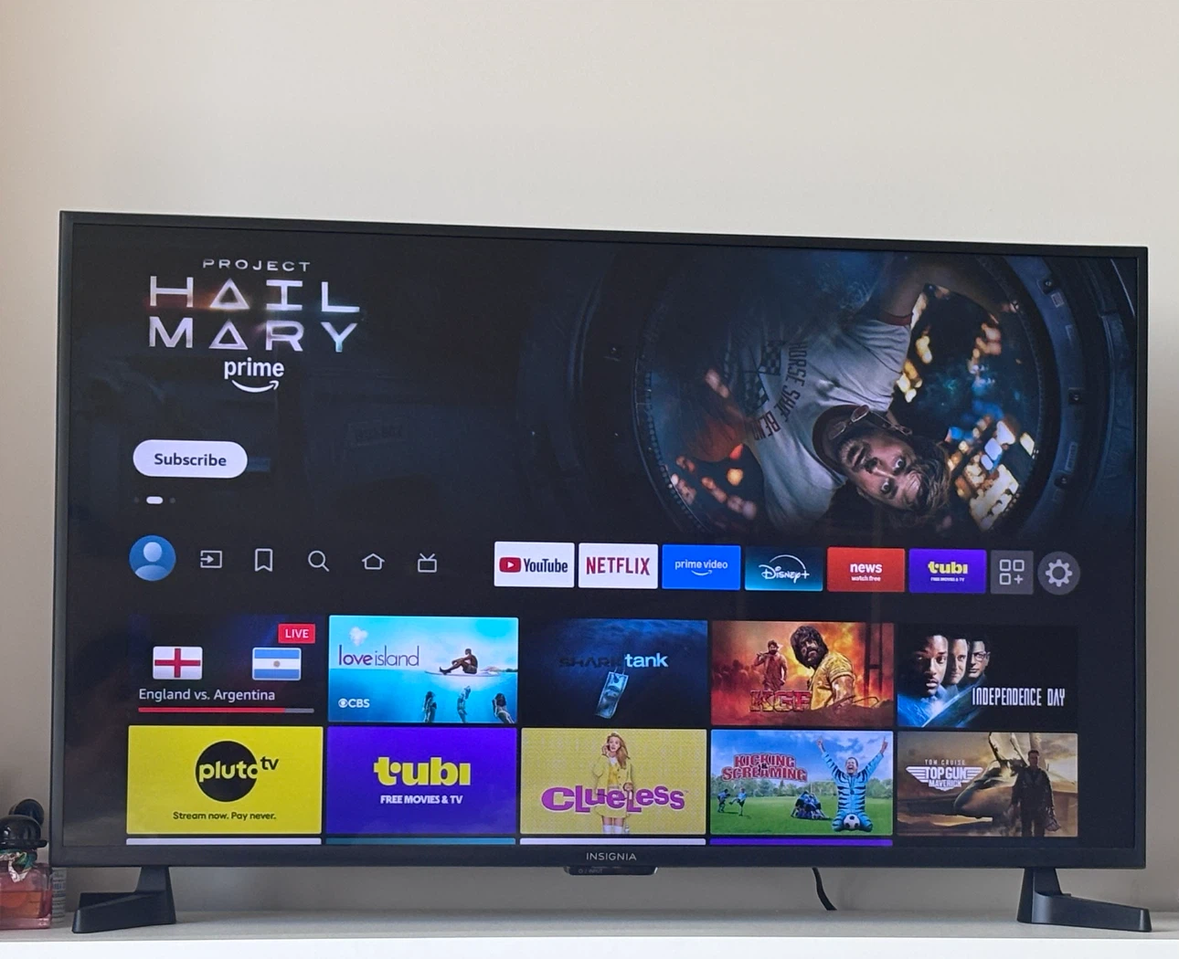 Insignia 43” Class F30 Series 4K UHD Smart Fire TV
