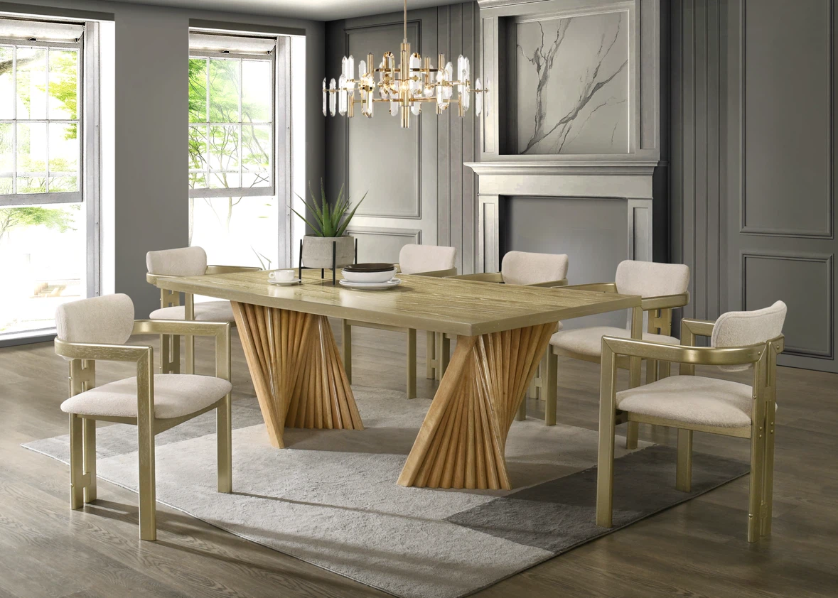 Modern Dining Table and Chairs Set