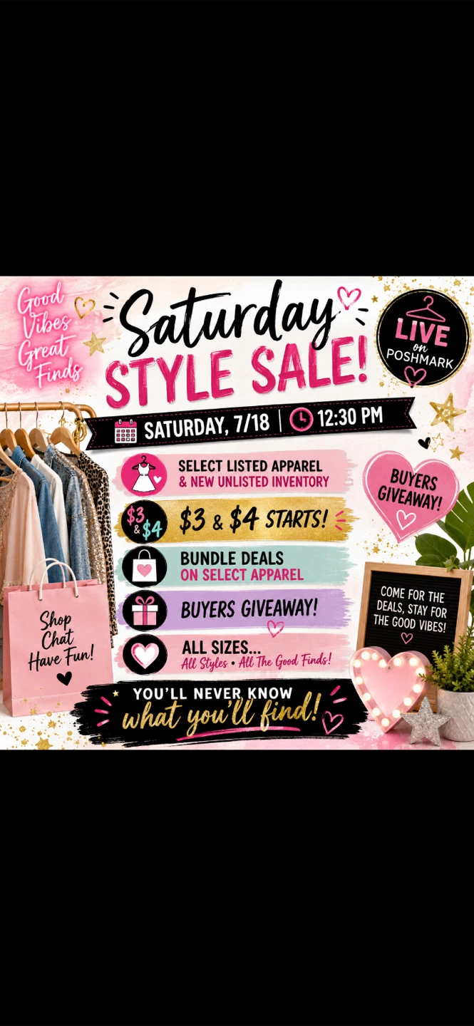Live Poshmark show 7/18