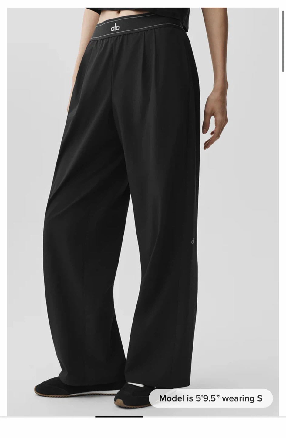Alo Yoga Black Wide Leg Pants Size xl - photo 4