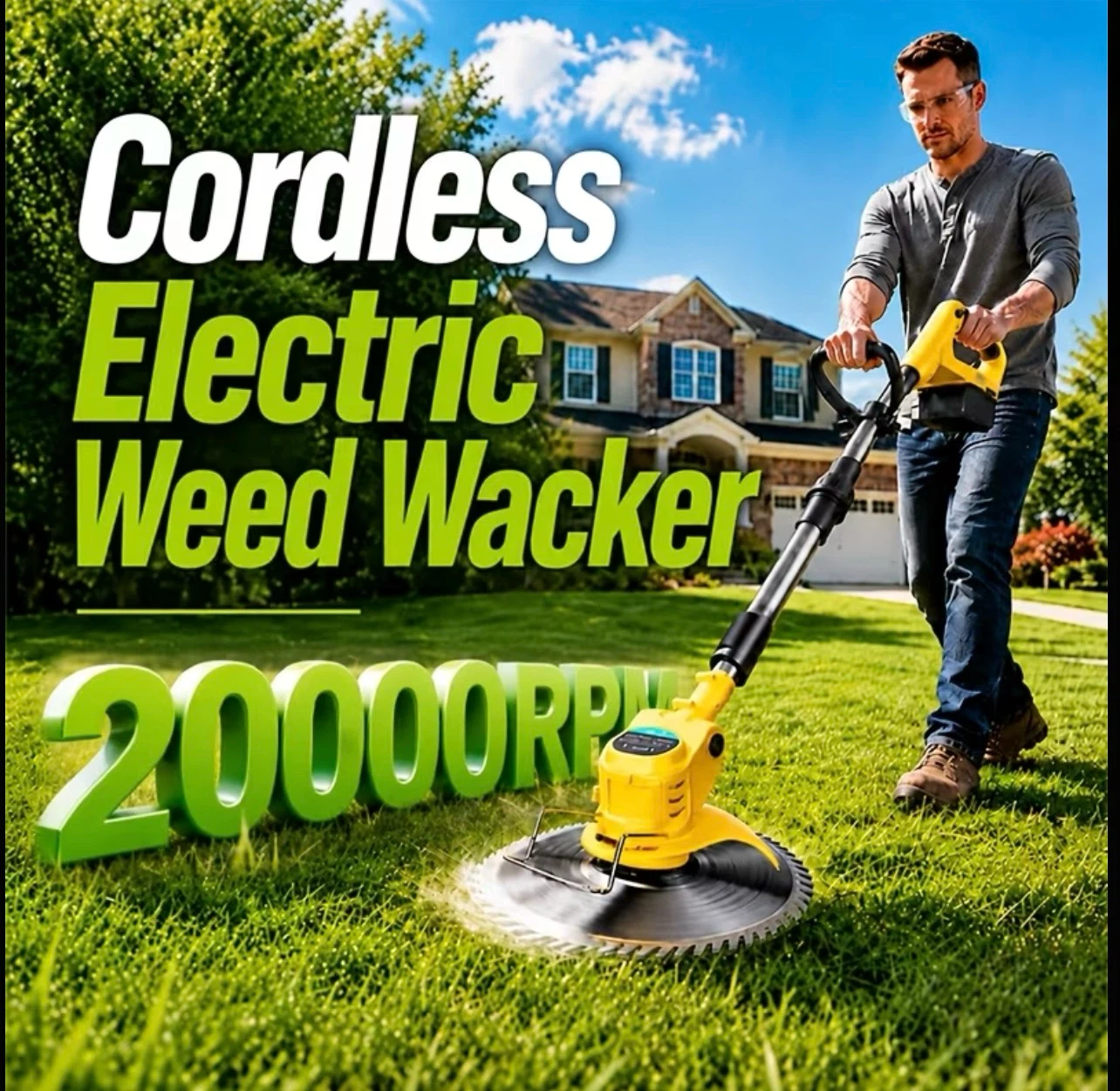Cordless Electric Weed Wacker - photo 2
