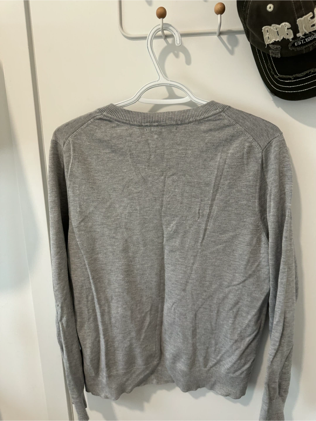 Tommy Hilfiger Grey V-Neck Sweater - photo 2