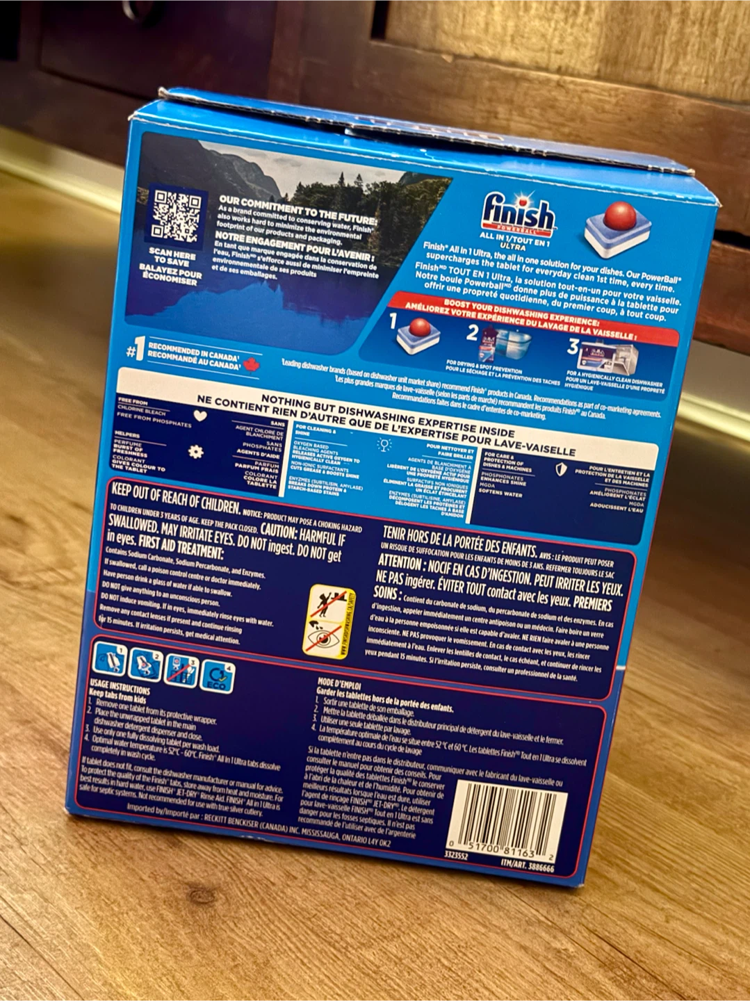 Finish Powerball Dishwasher Detergent, 2.4 kg - photo 2