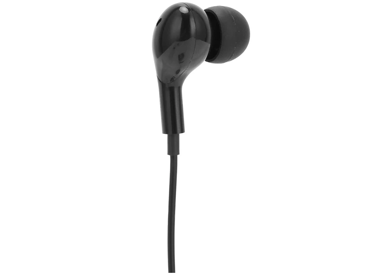 Black In-Ear Earbuds with Extra Ear Tips