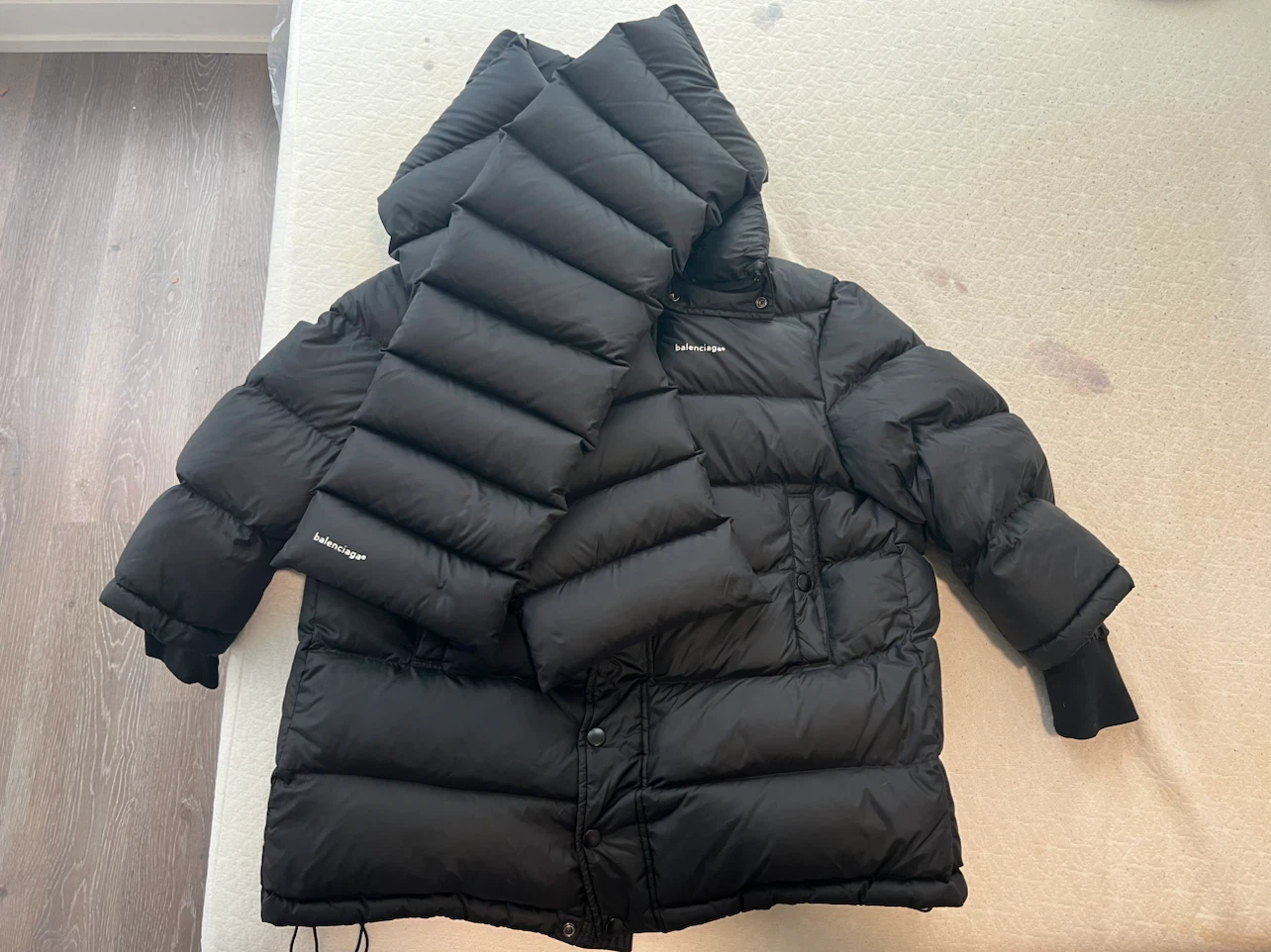 Balenciaga Black Puffer Jacket