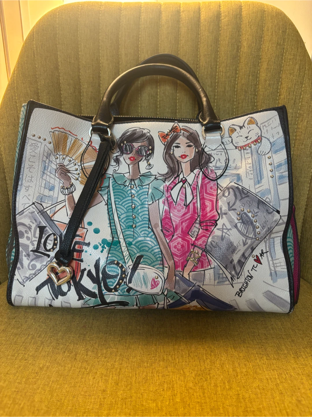 Brighton Tokyo Love Satchel Handbag