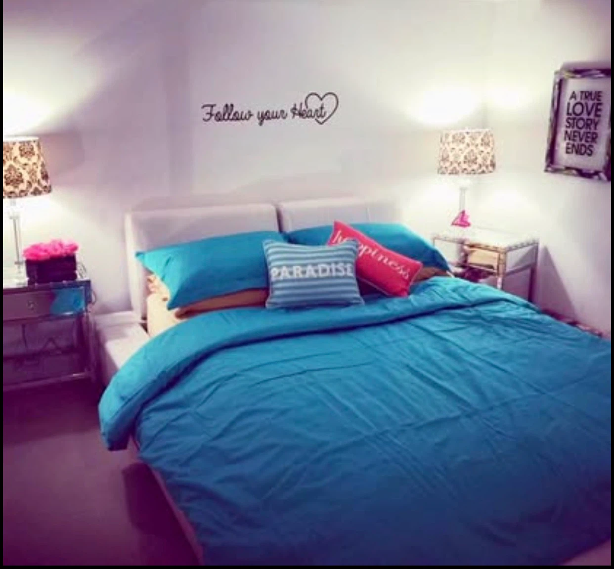 Modern white leather Mobilia bed frame