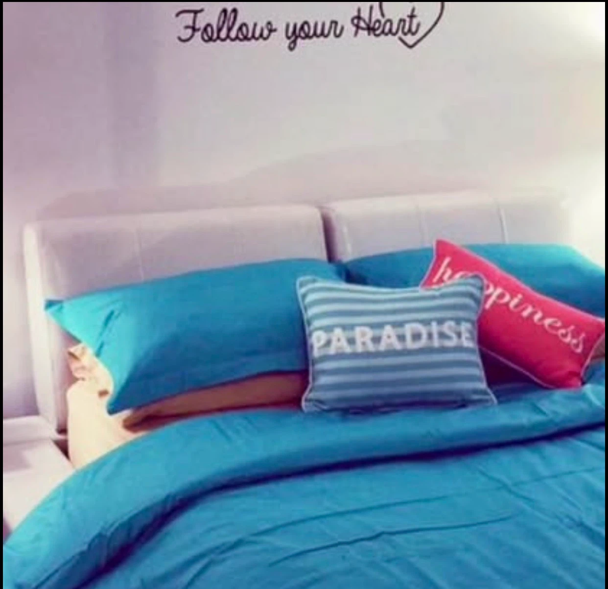 Modern white leather Mobilia bed frame - photo 2