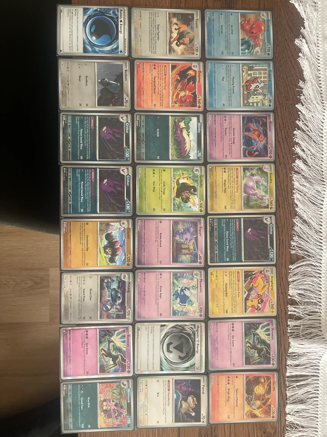 Assorted Pokémon Trading Cards (Reverse holo/Foils)