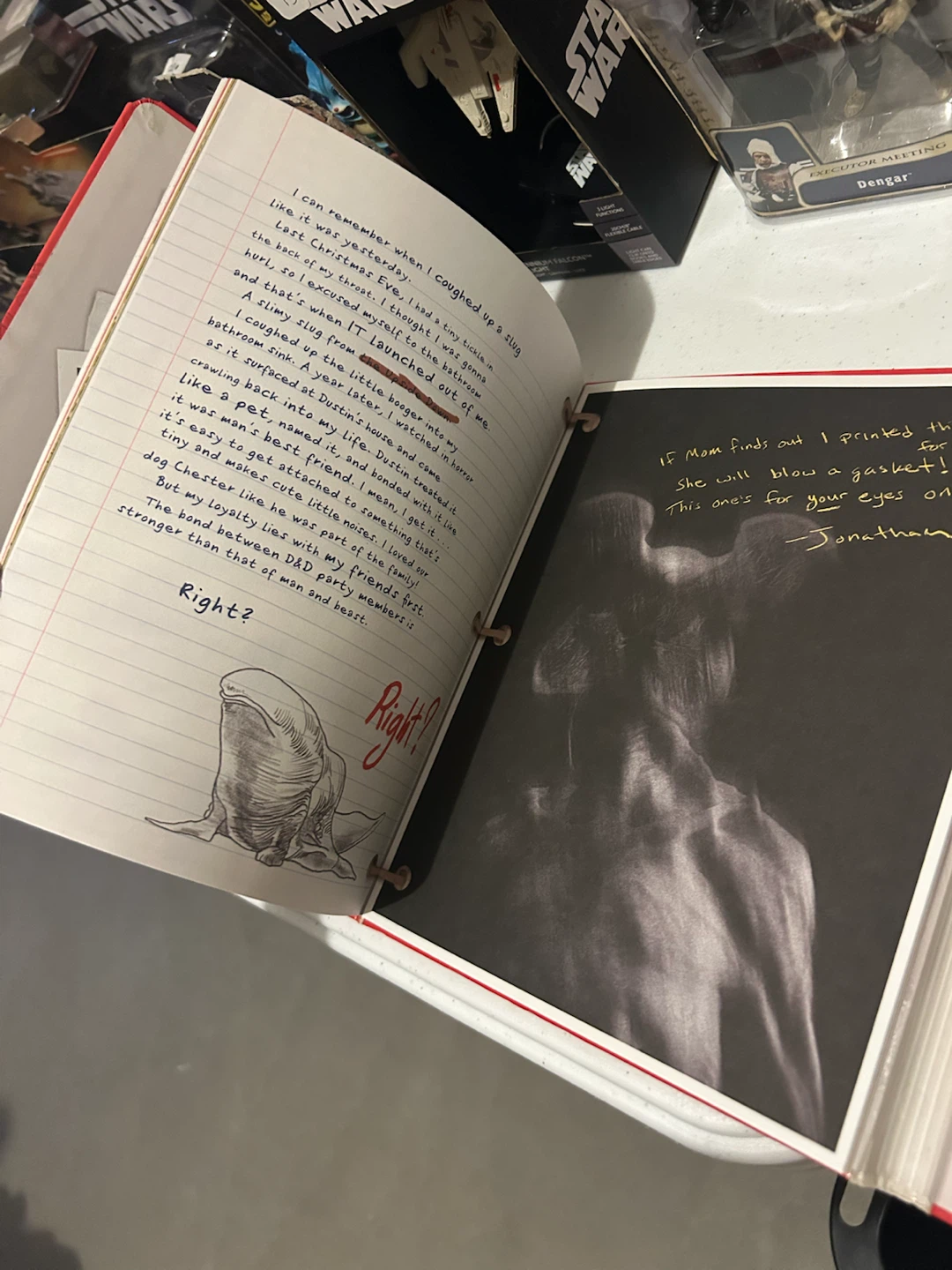 Stranger Things Will Byers Secret Files Notebook - photo 3