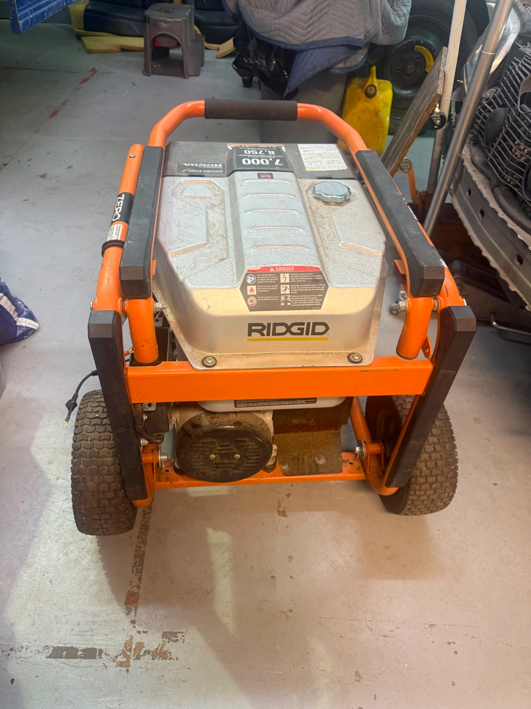 RIDGID 7000W / 8750W Portable Generator – Honda GX390 Engine