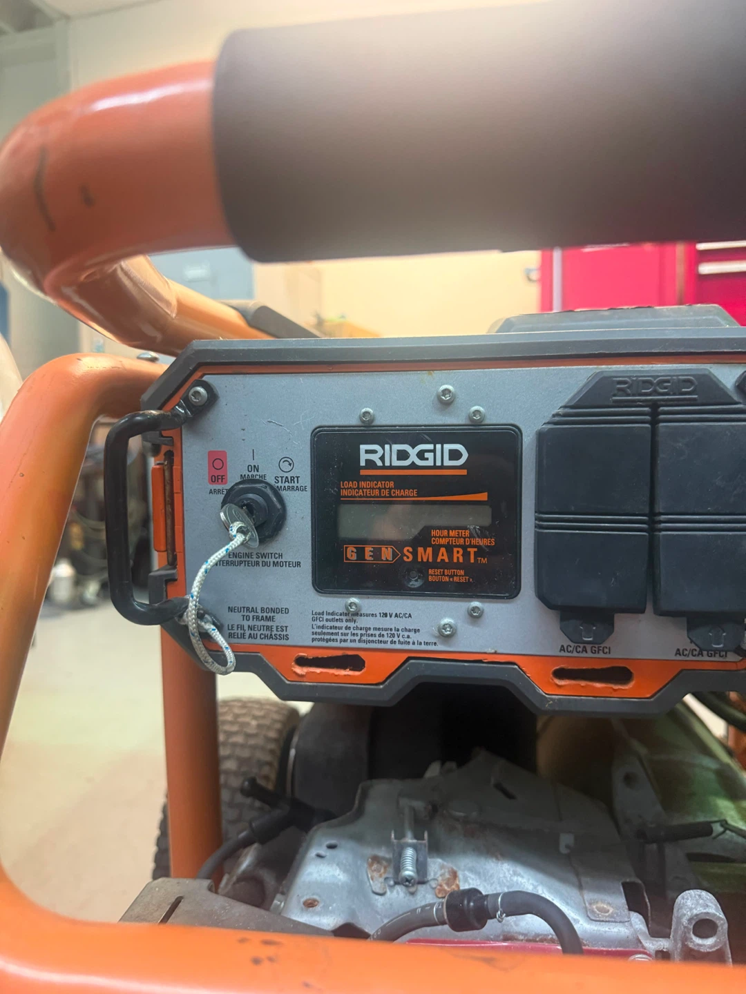 RIDGID 7000W / 8750W Portable Generator – Honda GX390 Engine - photo 4