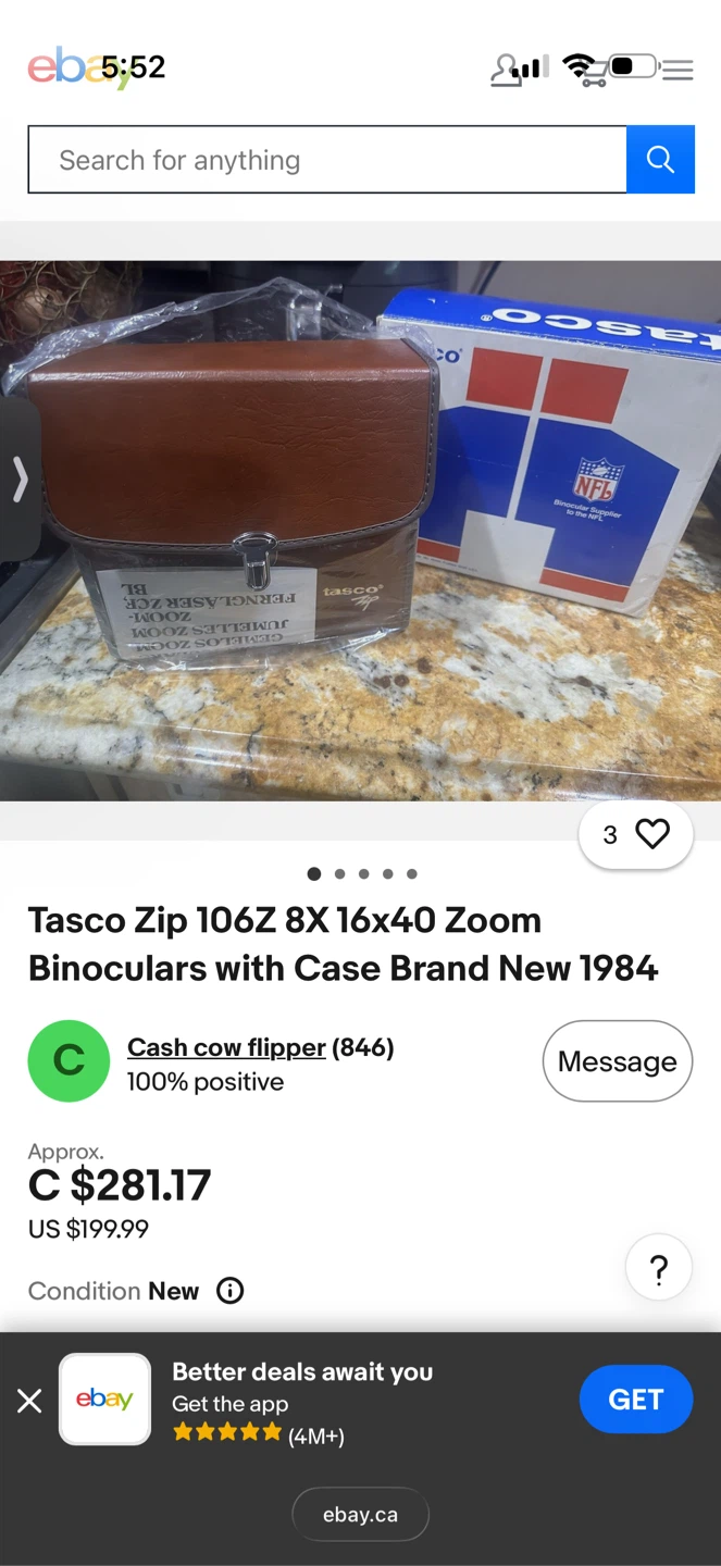 Tasco Zip 106Z 8X-16X40 Zoom Binoculars - photo 5