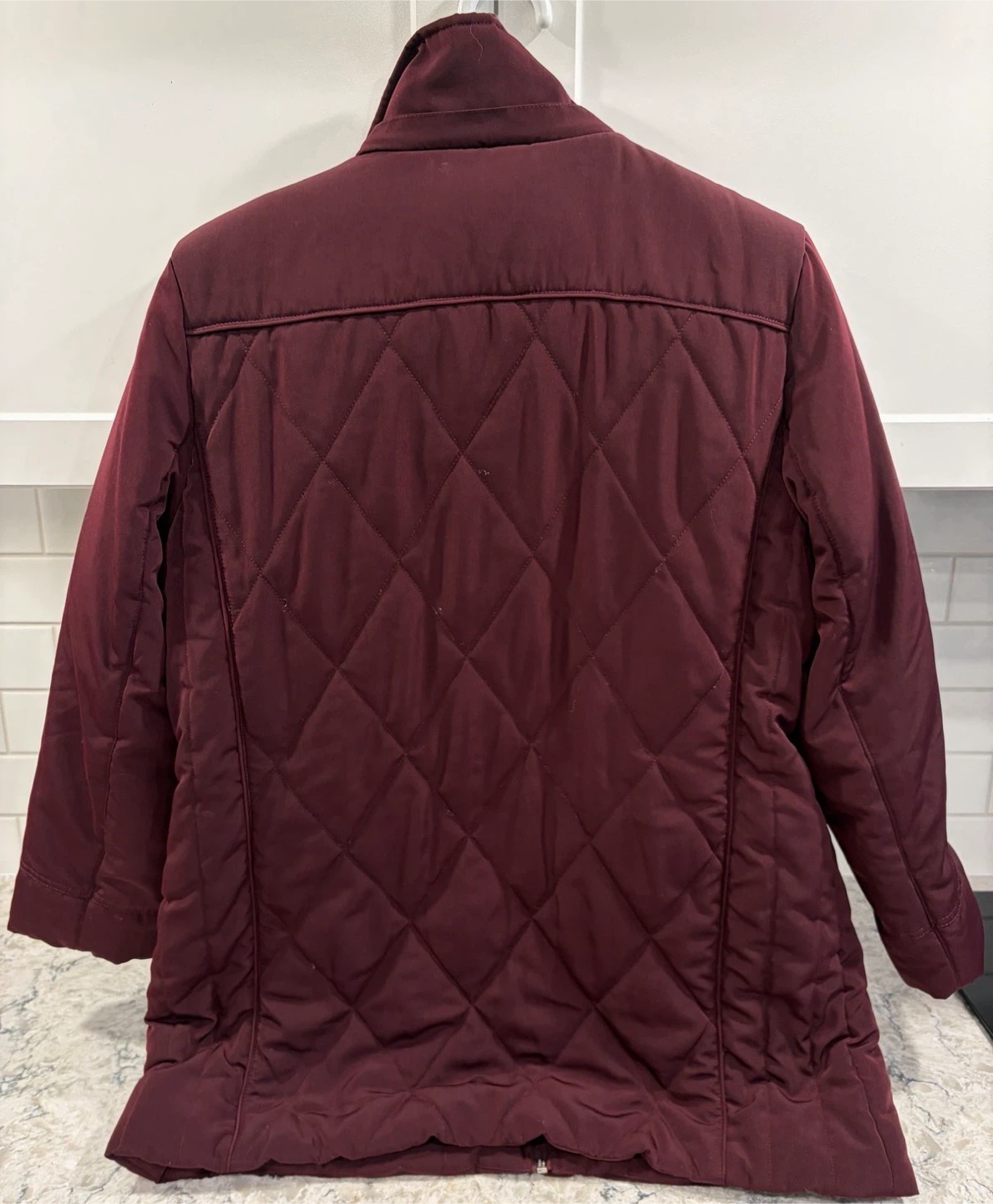 Women’s George Classics Burgundy Quilted Winter Jacket ( Size L) - photo 2