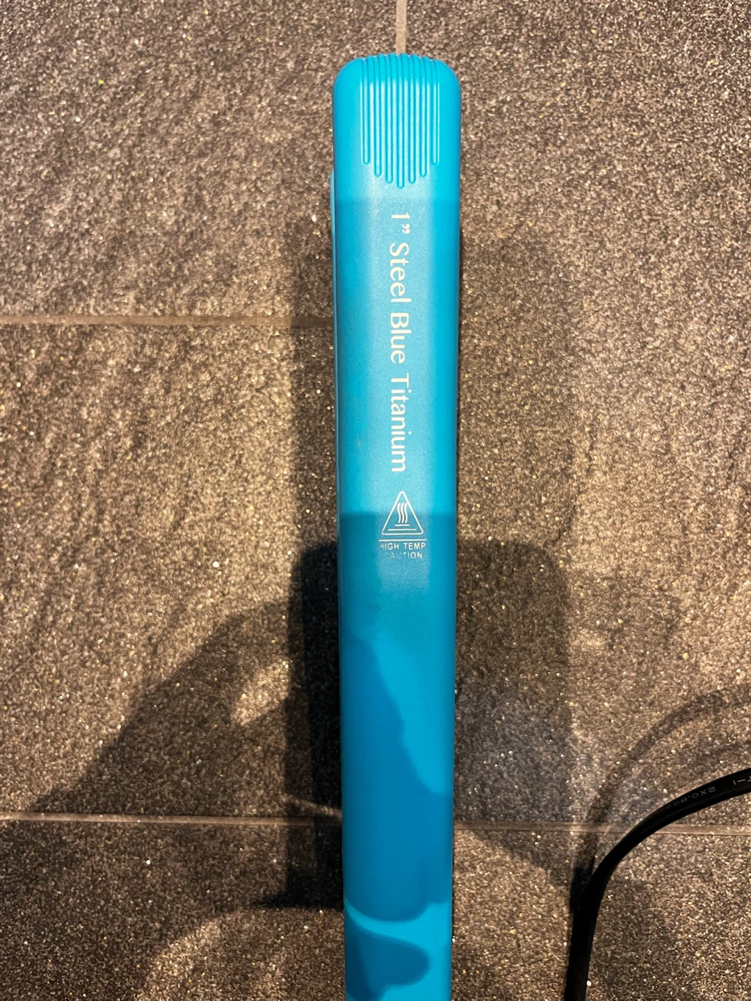 1" Steel Blue Titanium Hair Straightener - photo 2
