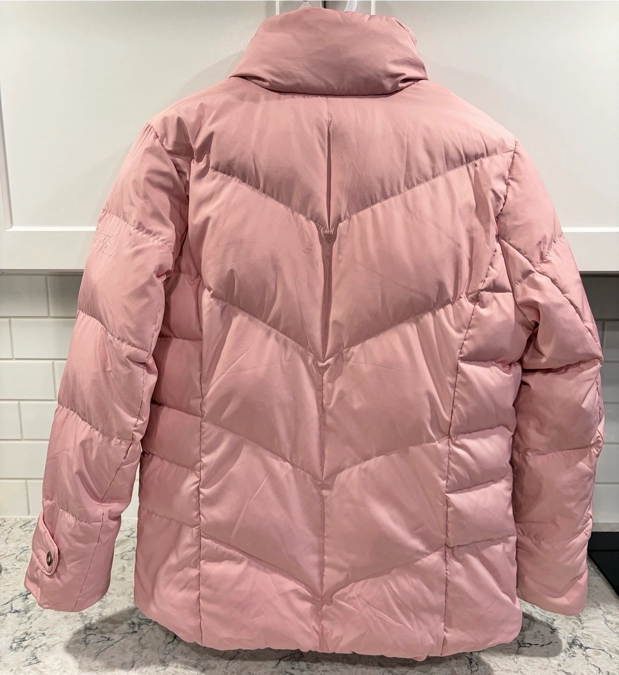 Women’s Pink Down/Feather Puffer Jacket (Esprit) (Size M) - photo 2