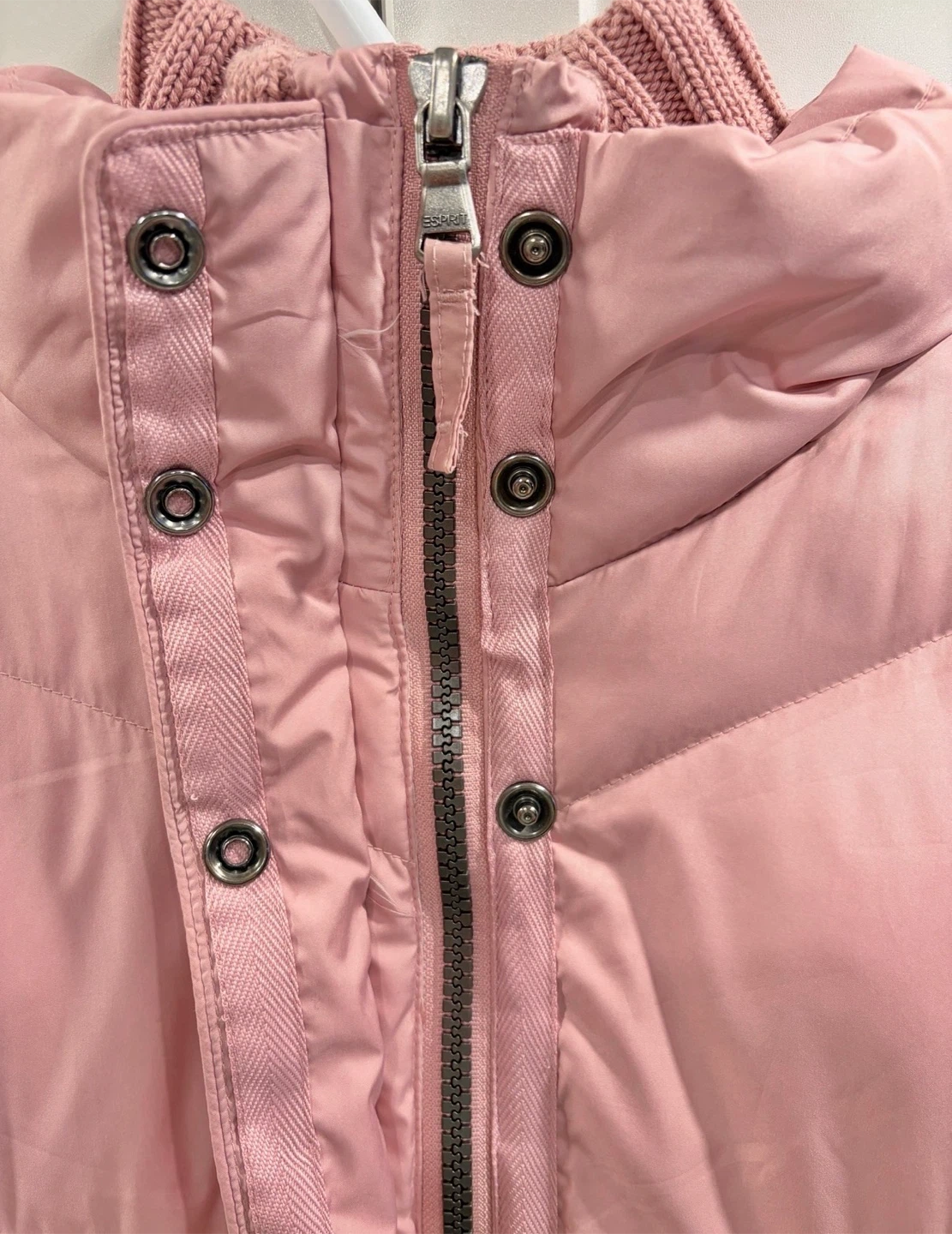 Women’s Pink Down/Feather Puffer Jacket (Esprit) (Size M) - photo 4