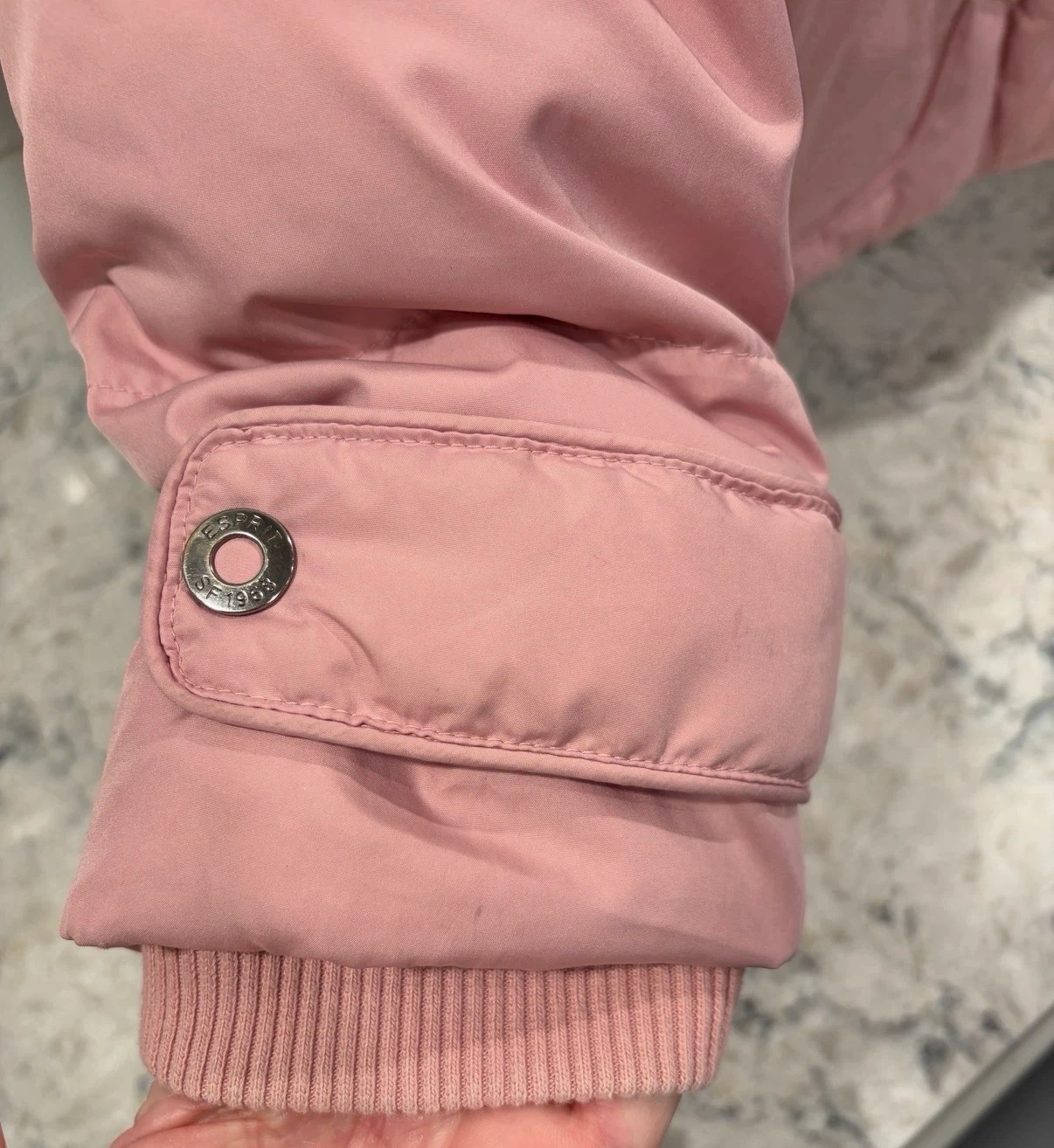 Women’s Pink Down/Feather Puffer Jacket (Esprit) (Size M) - photo 5