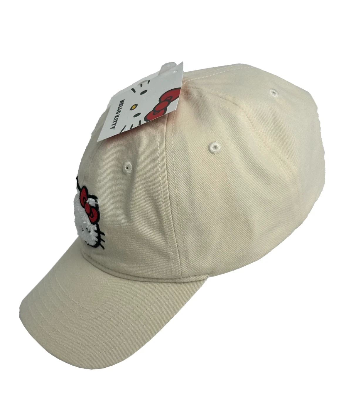 Hello Kitty Hat Women’s Off-White, Embroidered Adjustable NEW - photo 2