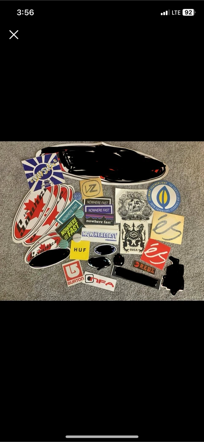 Vintage Skateboard and snowboard Stickers