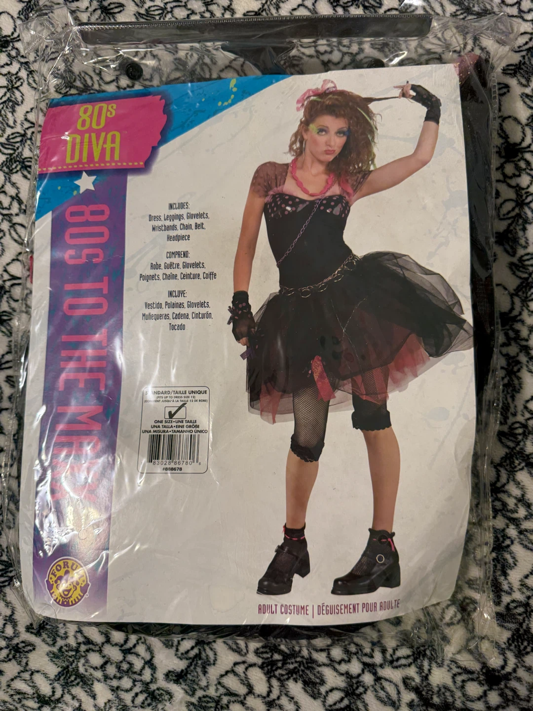 1980's Pop Diva Costume for Adults, Women's One Size - photo 4