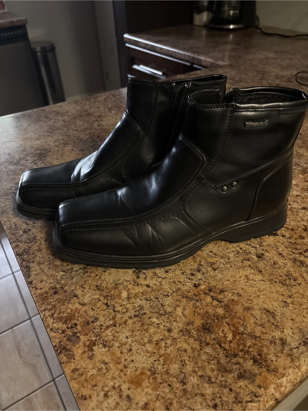 Black Leather Boots